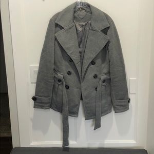 Jou Jou Gray Pea Coat